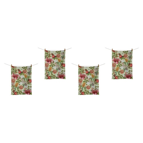 La La Land Tea Towel Botanical Beauty 44 x 64cm Pack of 4