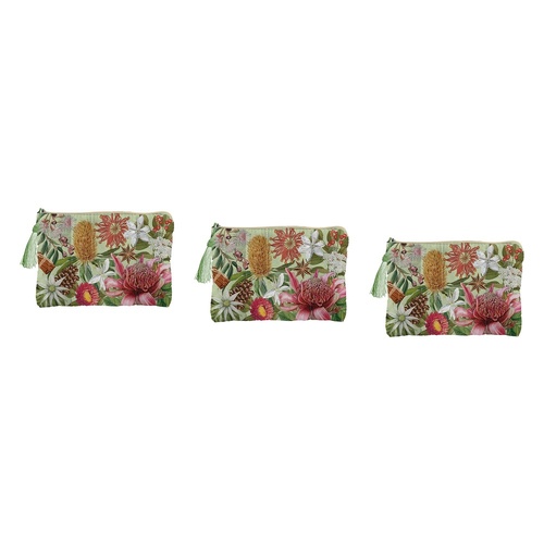 La La Land Comforter Pouch Botanical Beauty 22.5 x 15 x 0.5cm Pack of 3