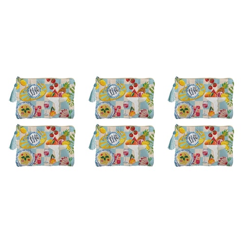 La La Land Comforter Pouch Coaster Breeze 22.5 x 15 x 0.5cm Pack of 6
