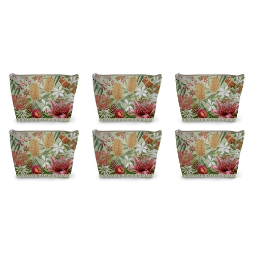 LA LA LAND Holiday Pouch Botanical Beauty 23 x 29 x 1cm Pack of 6