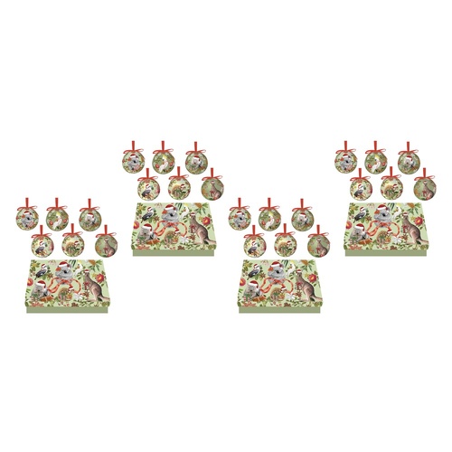 LA LA LAND Bauble Box Set Botanical Beauty Pack of 4