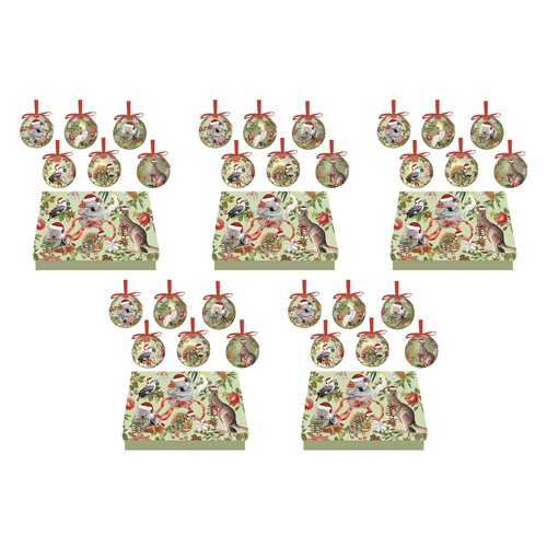 LA LA LAND Bauble Box Set Botanical Beauty Pack of 5