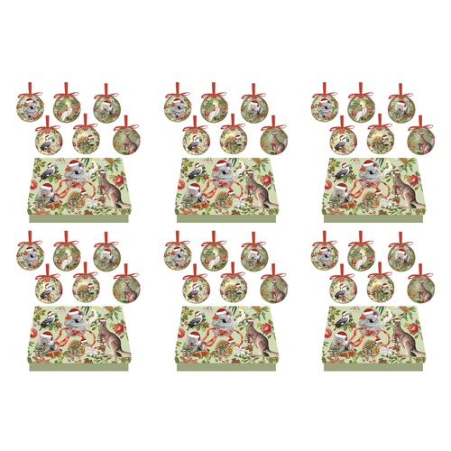 LA LA LAND Bauble Box Set Botanical Beauty Pack of 6