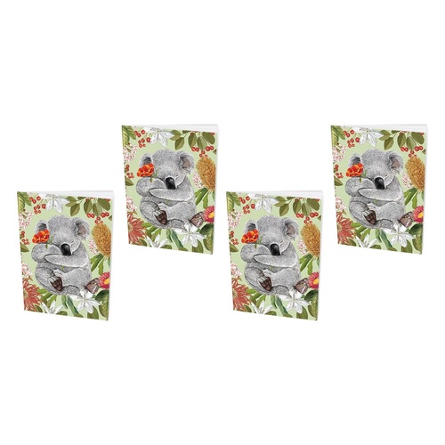 La La Land Pocket Notebook Botanical Beauty Pack of 4