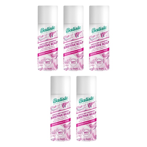 Batiste Dry Shampoo Sensitive Scalp Lightly Fragranced 50mL Pack of 5