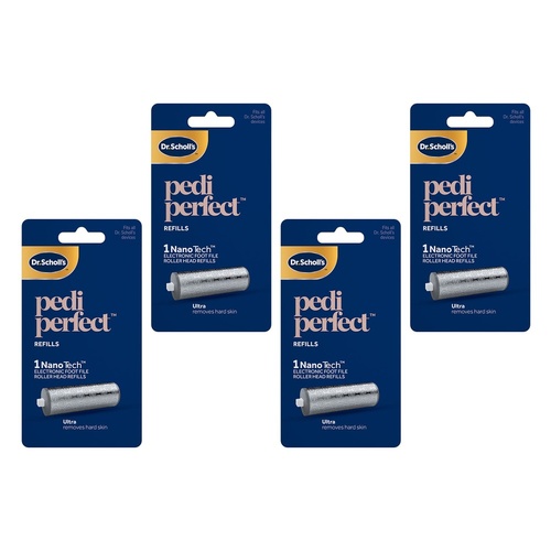 Scholl Pedi Perfect Nano Tech Ultra Refill Pack of 4