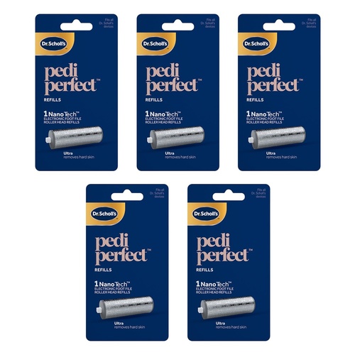Scholl Pedi Perfect Nano Tech Ultra Refill Pack of 5