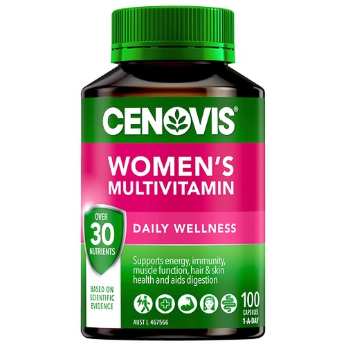 Cenovis Women's Multivitamin Daily Wellness 100 Capsules