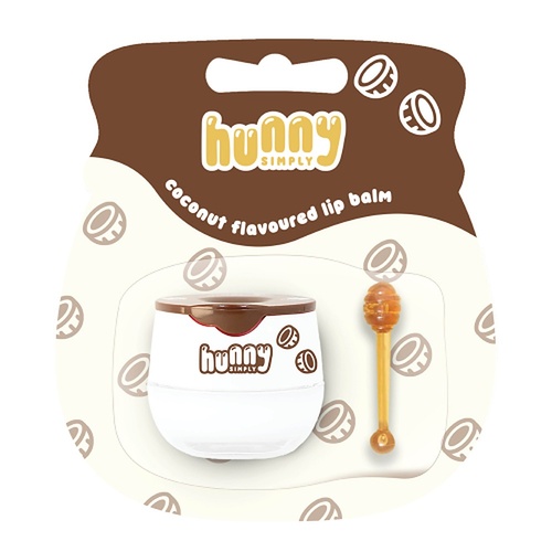 Hunny Simply Lip Balm Coconut 5.5g x 6