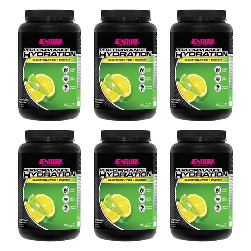 Endura Performance Hydration Lemon Lime Powder 2kg Pack of 6