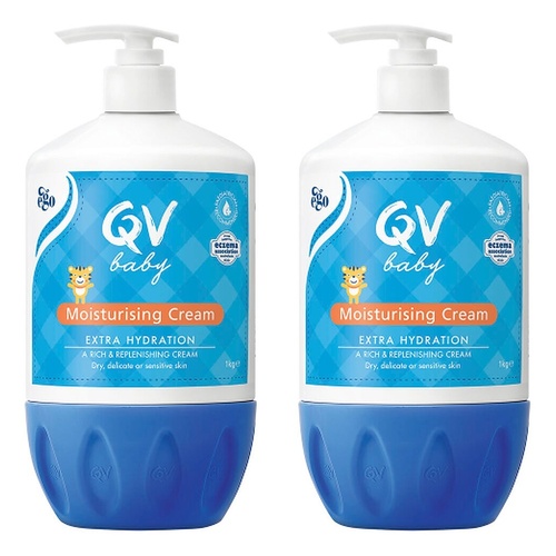Ego QV Baby Moisturising Cream 1kg Pack of 2