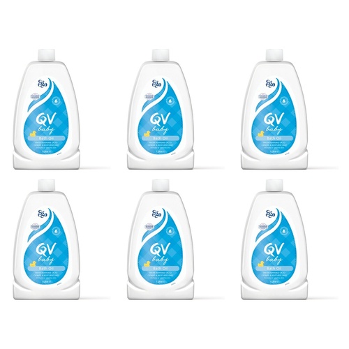 Ego QV Baby Bath Oil 1L Pack of 6
