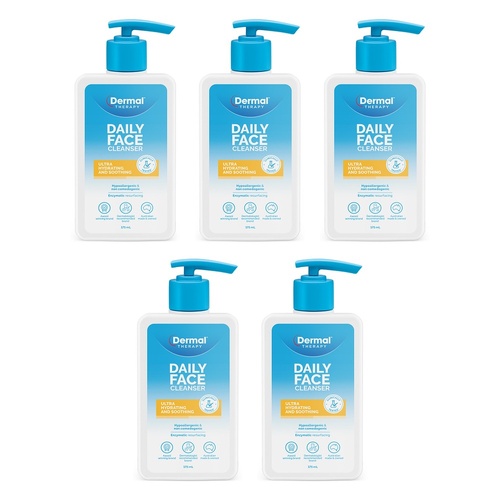 Dermal Therapy Daily Face Cleanser 175mL Pack of 5
