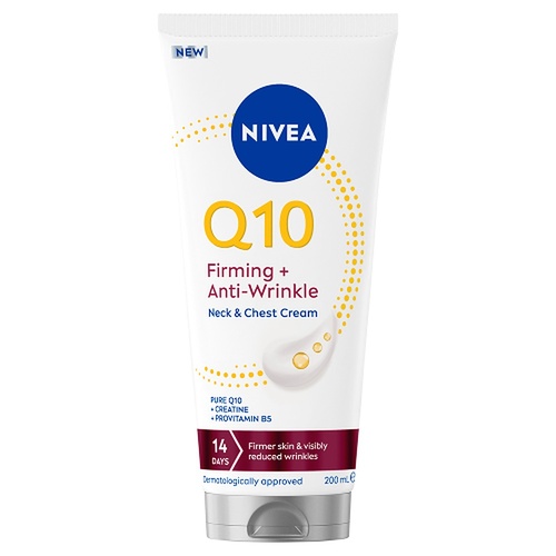 NIVEA Q10 Firming + Anti-Wrinkle Neck & Chest Cream 200mL