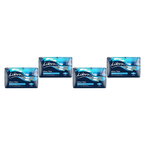 Libra Extra Goodnights Pads with Wings 20 Pack x 3 Bundle of 4