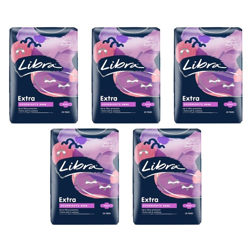 Libra Ultra Thin Pads Super with Wings 18 Pack x 6 Bundle of 5