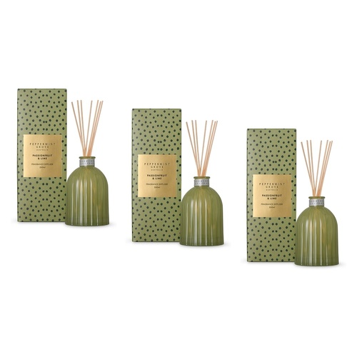 Peppermint Grove Passionfruit & Lime Limited Edition Fragrance Pack of 3