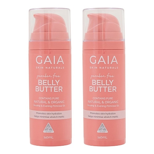 GAIA Skin Naturals Belly Butter 140mL Pack of 2
