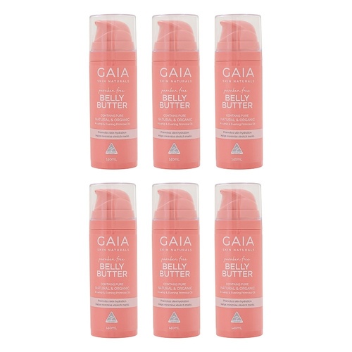 GAIA Skin Naturals Belly Butter 140mL Pack of 6