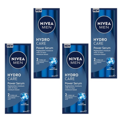NIVEA Men Hydro Care Power Serum 30mL Pack of 4