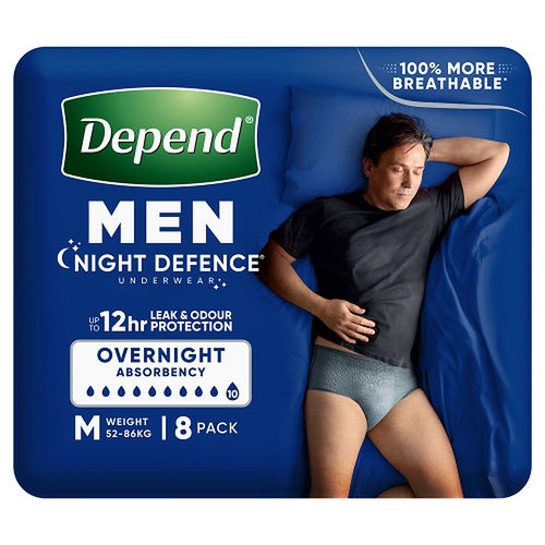 Depend UW Real Fit Night Defence Male ME x 3