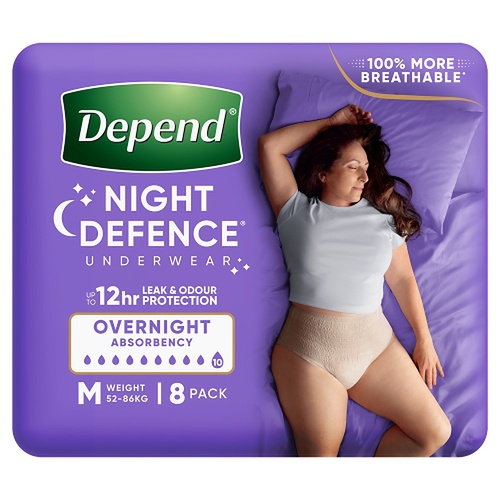 Depend UW Real Fit Night Defence Female x 3