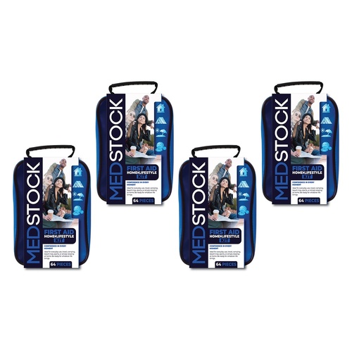 Medstock First Aid Kit Home & Lifestyle Pack of 4