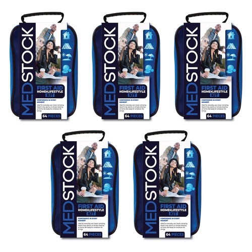 Medstock First Aid Kit Home & Lifestyle Pack of 5