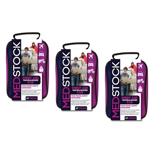 Medstock First Aid Kit Travel & Leisure Pack of 3