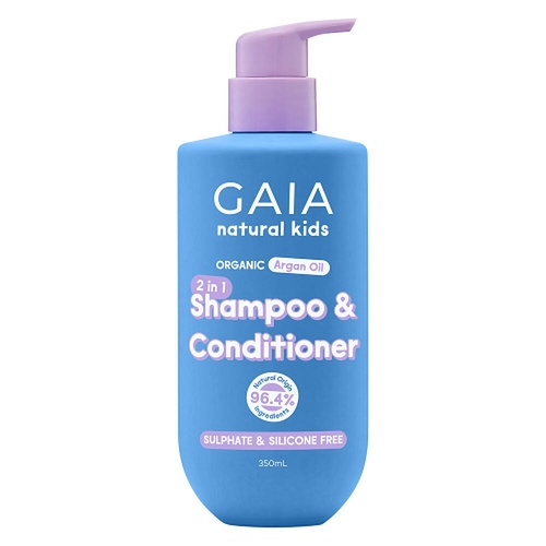 GAIA Natural Kids 2 in 1 Shampoo & Conditioner 350mL