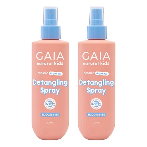 GAIA Natural Kids Detangling Spray 200mL Pack of 2