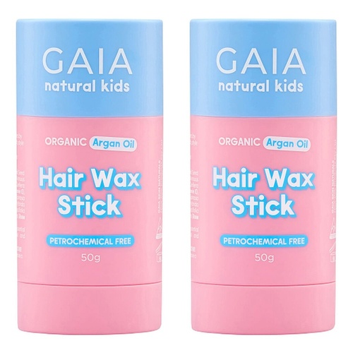 GAIA Natural Kids Hair Wax Stick 50g Pack of 2