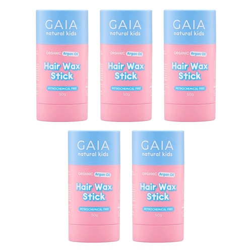 GAIA Natural Kids Hair Wax Stick 50g Pack of 5