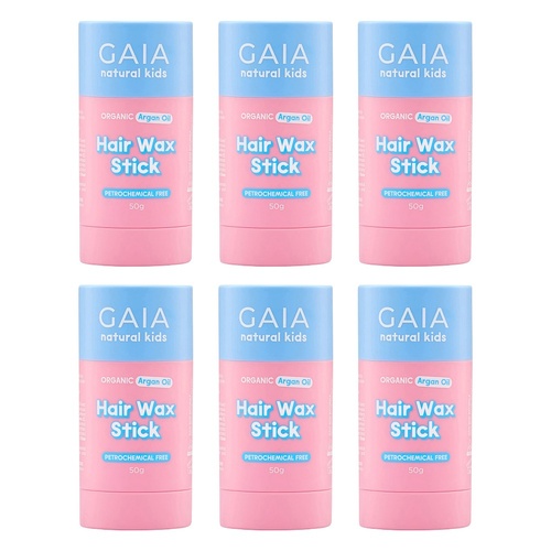 GAIA Natural Kids Hair Wax Stick 50g Pack of 6