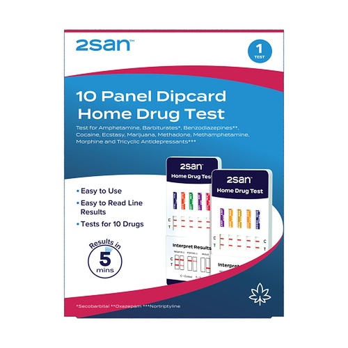 2San 10 Drugs Urine Dip Test
