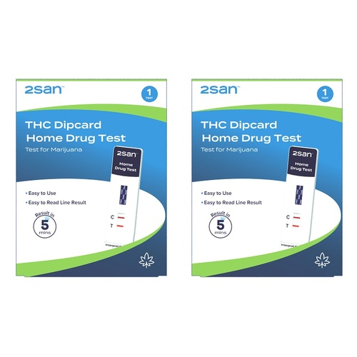 2San Marijuana Rapid Test Panel Urine Pack of 2