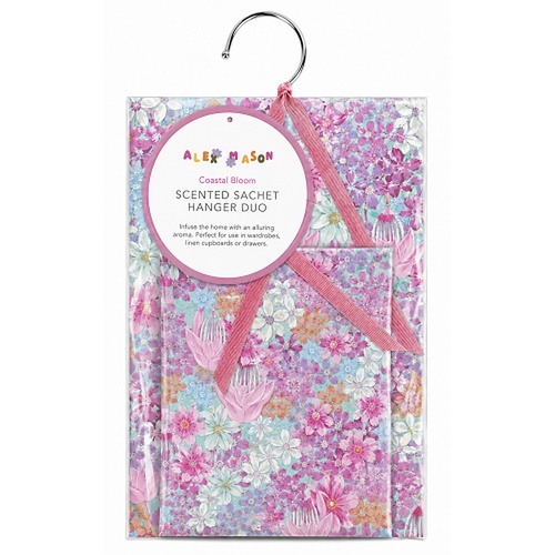 Alex Mason Scented Sachet Hanger Duo Floral 2 Piece Set