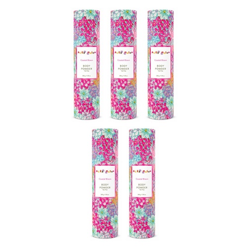 Alex Mason Body Powder Floral 200g Pack of 5