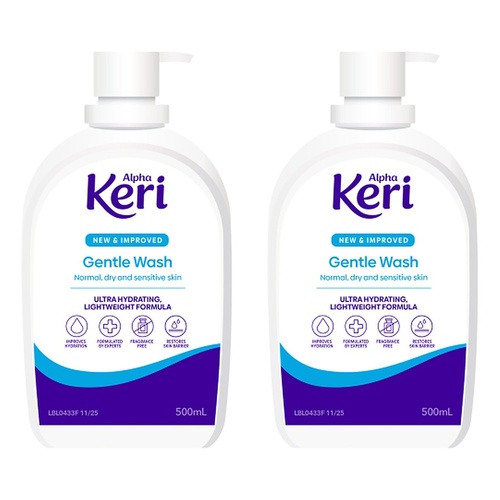 Alpha Keri Hydrating Gentle Wash 500mL Pack of 2