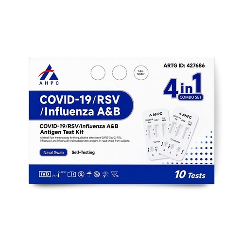 Fanttest APHC RSV/Flu A/B Covid-19 Nasal Test 10 Pack