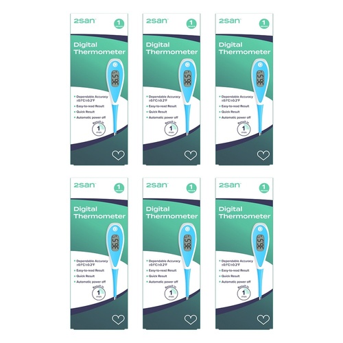 2San Digital Thermometer MT-801 Pack of 6