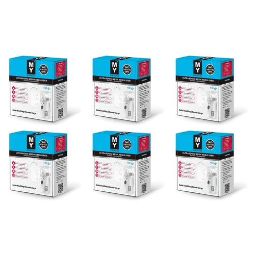 MY Ultrasonic Rechargeable Nebuliser Pack of 6