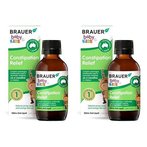 Brauer Baby & Kids Constipation Relief 100mL Pack of 2