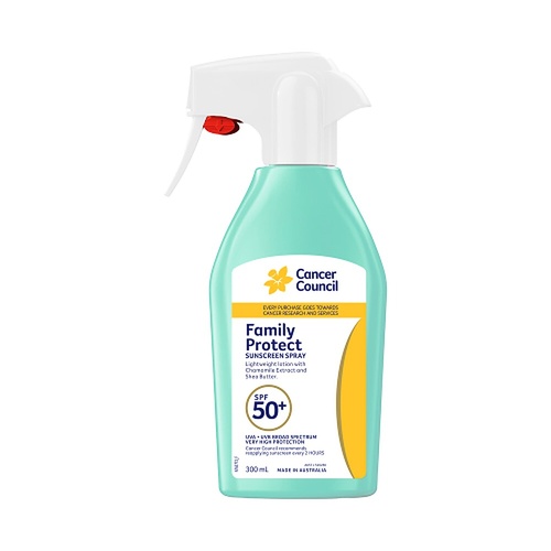 Cancer Council Family Protect Sunscreen Spray SPF 50+ 300mL