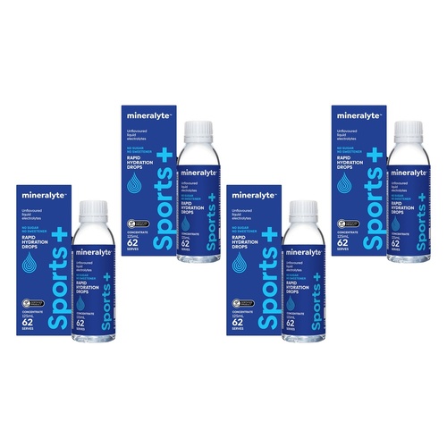 Mineralyte Sport+ Concentrate Drops 125mL Pack of 4