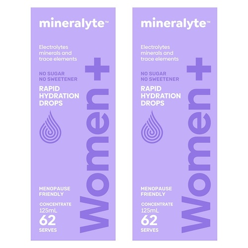 Mineralyte Women+ Concentrate Drops 125mL Pack of 2