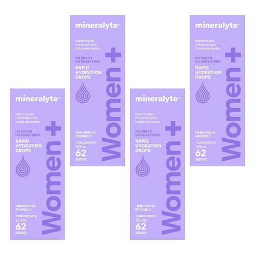 Mineralyte Women+ Concentrate Drops 125mL Pack of 4