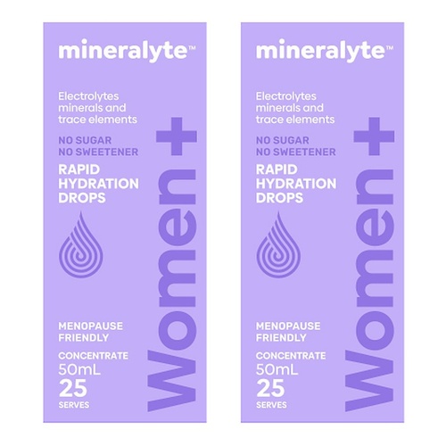 Mineralyte Women+ Concentrate Drops 50mL Pack of 2