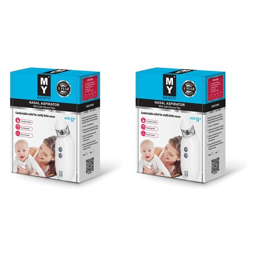 My Nasal Aspirator With Silicone Tips Pack of 2