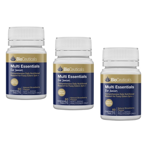 Bioceuticals Multi Essentials for Juniors 60 Tablets Pack of 3